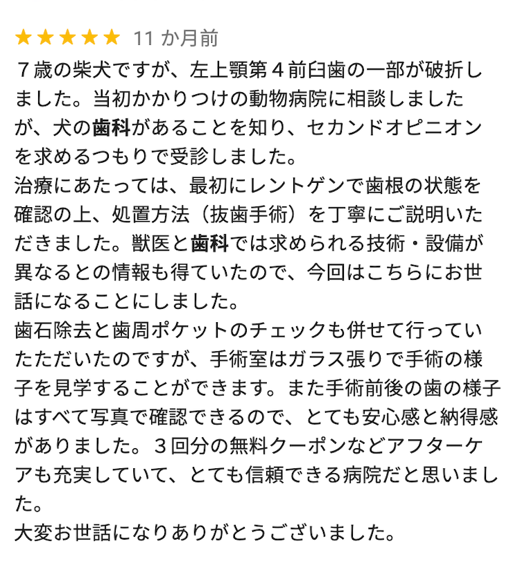 お客様の声